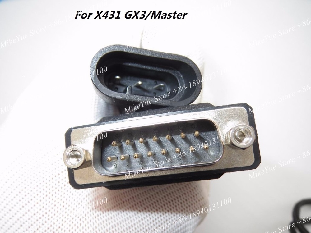 Original for LAUNCH X431 IV GX3 for FIAT -3 Adaptor for FIAT-3 Connector Fourth Generation Adapter OBD II Connector